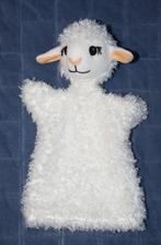 Jolie marionnette à main de mouton blanc de 27 cm, Ophalen of Verzenden, Zo goed als nieuw, Jongen of Meisje