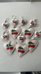 Leuke metalen hartjes kerstdeco, Diversen, Kerst, Ophalen of Verzenden, Zo goed als nieuw