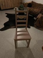 4 houten Stoelen - stevig en uitstekende staat, Ophalen