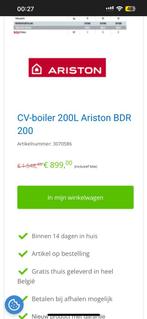 aristo cv boiler 200l, Ophalen, Nieuw