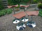 barkrukken, Huis en Inrichting, Ophalen, Gebruikt, 60 tot 90 cm, Metaal