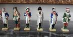 Napoleon en 5 generaals Scheibe Alsbach. Porcelaine de Saxe., Ophalen of Verzenden