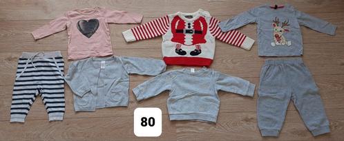 Cardigan, chemise, pull, pantalon et pull de Noël taille 80, Enfants & Bébés, Vêtements de bébé | Taille 80, Comme neuf, Fille