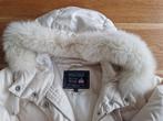 Mooie winterjas (dons) River Woods met bontkapje, medium, Kleding | Dames, Maat 38/40 (M), River Woods, Wit, Ophalen of Verzenden