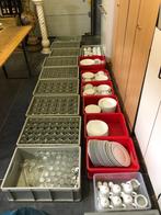 Partij gebruikt horeca-servies en glazen – 550 st, Huis en Inrichting, Keuken | Servies, Overige materialen, Gebruikt, Ophalen of Verzenden