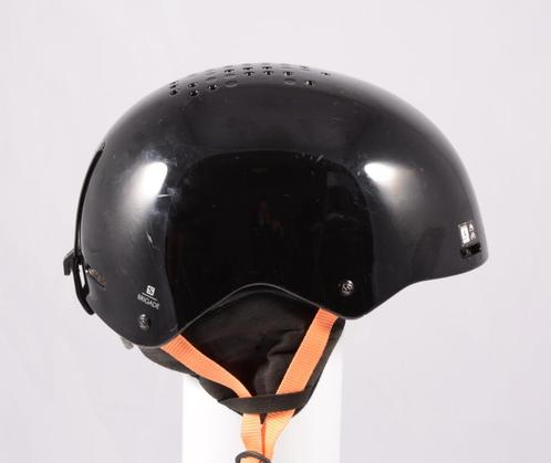 59 60 61 62 cm ski snowboard helm SALOMON BRIGADE, Black, Sport en Fitness, Skiën en Langlaufen, Gebruikt, Overige typen, Ski