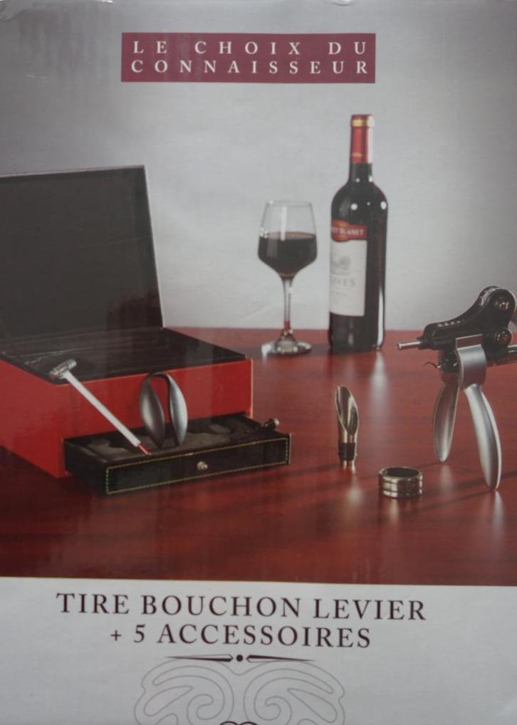 kurkentrekker set wijn in kistje (nieuw), Huis en Inrichting, Keuken | Keukenbenodigdheden, Nieuw, Ophalen