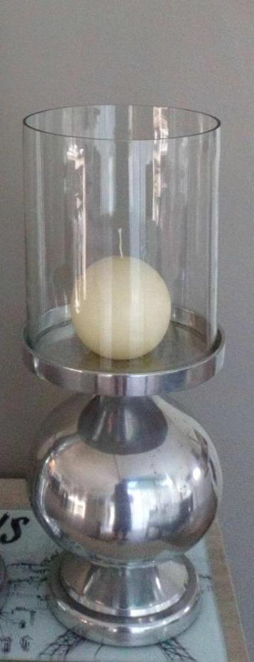Bougeoir base métal et verre beschikbaar voor biedingen