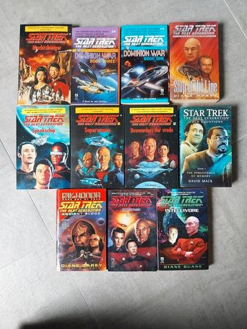 11 boeken van star trek beschikbaar voor biedingen