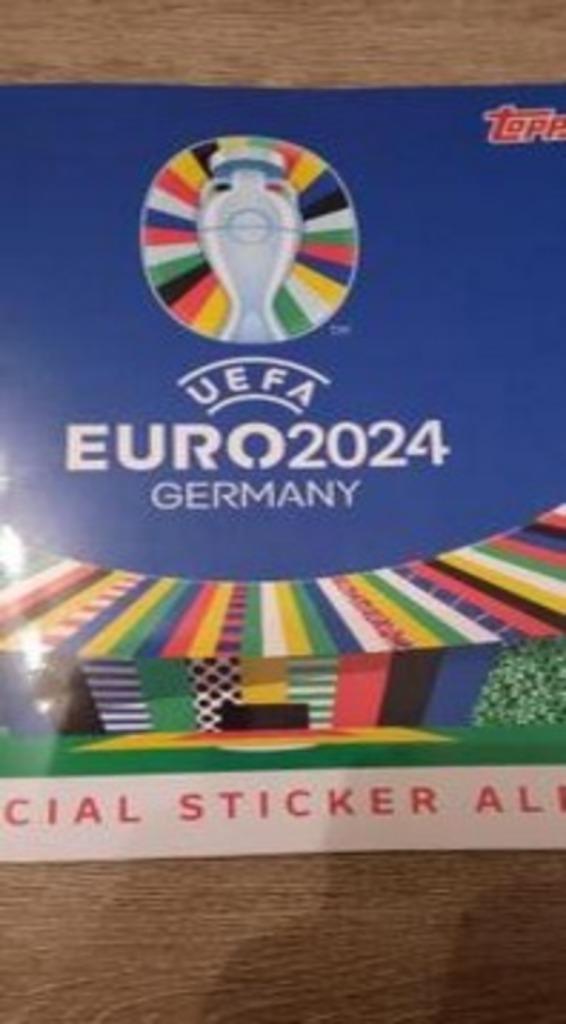 Euro 24 - Topps - Stickers, Hobby en Vrije tijd, Stickers en Plaatjes, Nieuw, Sticker, Ophalen of Verzenden