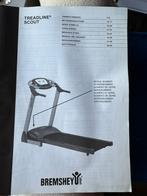 Bremshey treadline scout tapis de courses, Enlèvement, Comme neuf, Jambes, Tapis roulant
