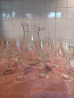 12 wijnglazen en karaf zo goed als nieuw, Ophalen, Zo goed als nieuw, Overige typen