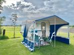 Te huur: Vintage Caravan in Ibiza stijl!, Knaus, Particulier, 500 - 750 kg, Hordeur