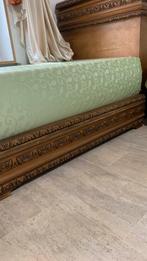 Marokkaanse woonkamer 2m bij 70 cm, Hout, Gebruikt, Rechte bank, Minder dan 150 cm