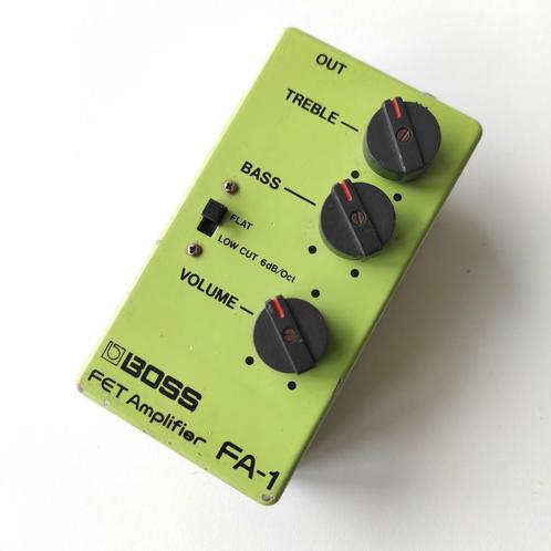 Boss FA-1 FET Amplifier (1983, Japan), Muziek en Instrumenten, Effecten, Zo goed als nieuw, Distortion, Overdrive of Fuzz, Volume