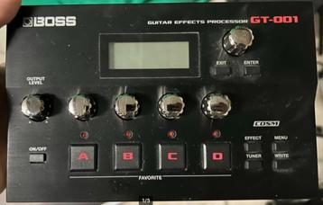 Boss multi-effets GT-001 beschikbaar voor biedingen