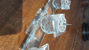 Swarovski bougeoir chandelier, Enlèvement ou Envoi, Cristal