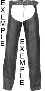 Grandes Chaps d'équitation Western en cuir, Dieren en Toebehoren, Paardrijkleding, Ophalen of Verzenden, Zo goed als nieuw, Western