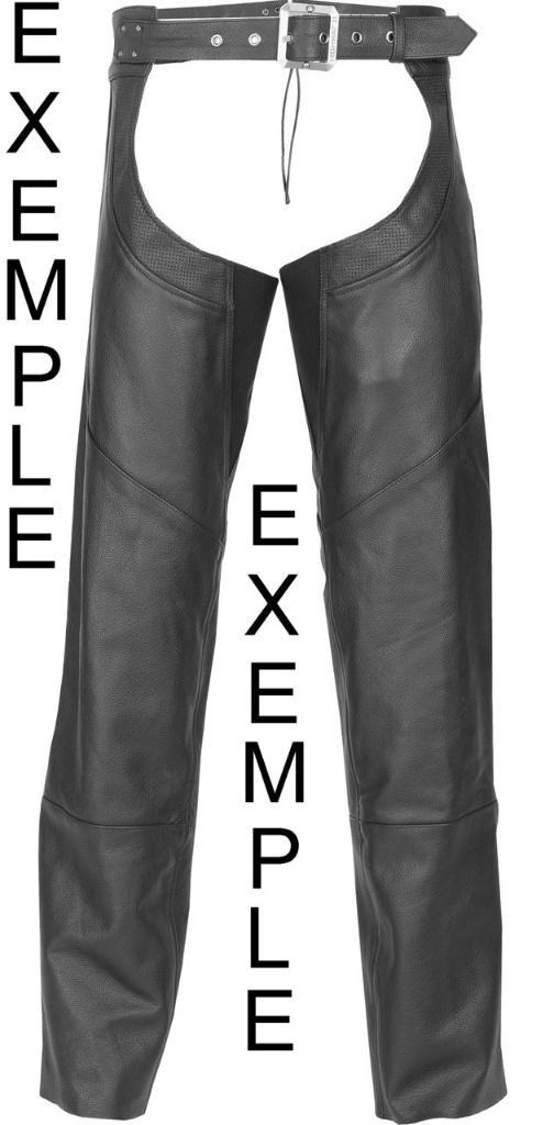 Grandes Chaps d'équitation Western en cuir, Dieren en Toebehoren, Paardrijkleding, Zo goed als nieuw, Western, Ophalen of Verzenden