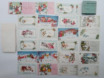 Leuke vintage kerstkaartjes beschikbaar voor biedingen