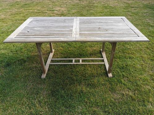 teak tuintafel, Tuin en Terras, Tuintafels, Gebruikt, Teakhout, Ophalen