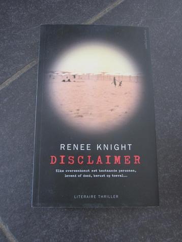 Boek nieuw Disclaimer Renee Knight