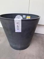 Ecopots - Grote grijze bloempot. 35x30 cm. Nieuw!, Synthétique, 25 à 40 cm, Intérieur, Rond