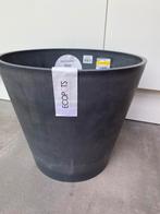 Ecopots - Grote grijze bloempot. 35x30 cm. Nieuw!, Tuin en Terras, 25 tot 40 cm, Kunststof, Rond, Nieuw