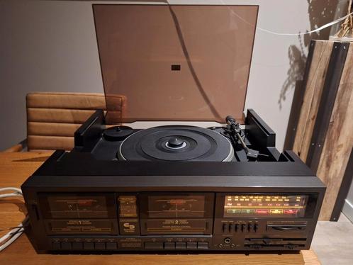 Schneider TS-1422 platenspeler, cassette en tuner in 1, TV, Hi-fi & Vidéo, Chaîne Hi-fi, Utilisé, Deck cassettes ou Lecteur-enregistreur de cassettes