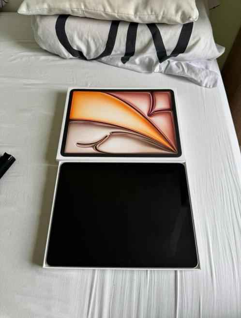 13-inch iPad Air 2024, Wi-Fi, 128 GB, sterrenlicht, Computers en Software, Apple iPads, Zo goed als nieuw, Ophalen