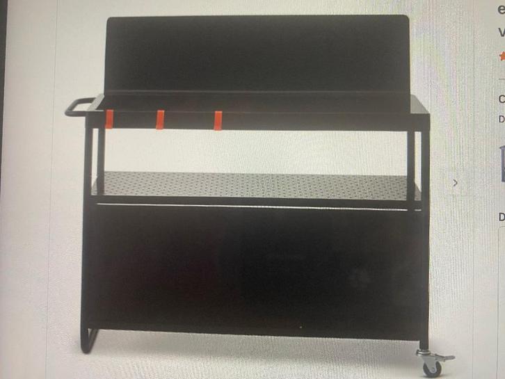 Chariot pour plancha Infinité Brasero, Jardin & Terrasse, Barbecues au charbon de bois, Comme neuf, Avec accessoires, Enlèvement