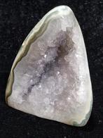 Sculpture unique en agate améthyste - 450 g !, Enlèvement ou Envoi, Minéral