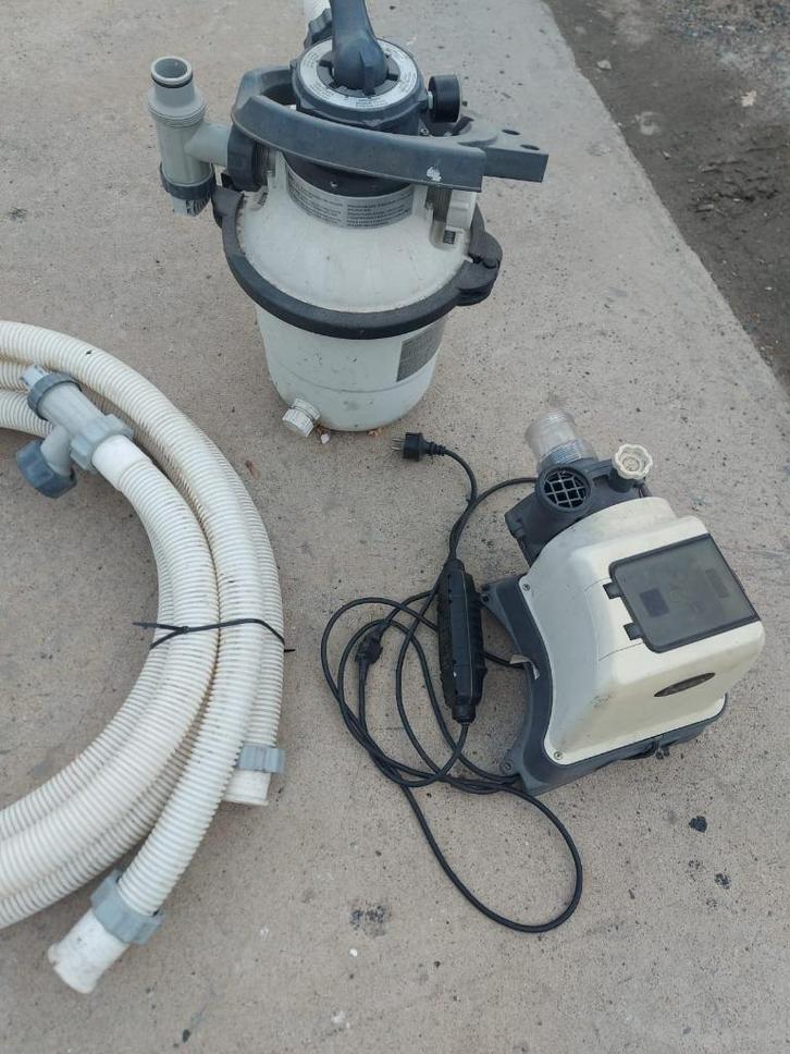 Intex zandfilter met pomp, Tuin en Terras, Zwembad-toebehoren, Zo goed als nieuw, Filter, Ophalen
