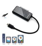 External Adapter USB3.2 USB-C to SATA 2.5''/3.5'' & NVME M.2, Ophalen of Verzenden, Nieuw, SATA