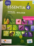 Essentia BIOLOGIE 4 en français, Livres, Livres scolaires, Neuf, Plantyn, Biologie, Enlèvement