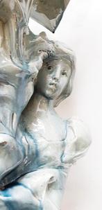 Vase Art Nouveau monumental (88 cm de haut ! ) - Van Hove., Antiquités & Art, Antiquités | Céramique & Poterie, Enlèvement