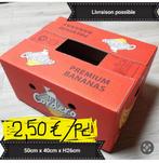 70 dozen - lege bananendozen, verplaatsbaar, 2 €/stuk, Diversen, Ophalen of Verzenden, Zo goed als nieuw