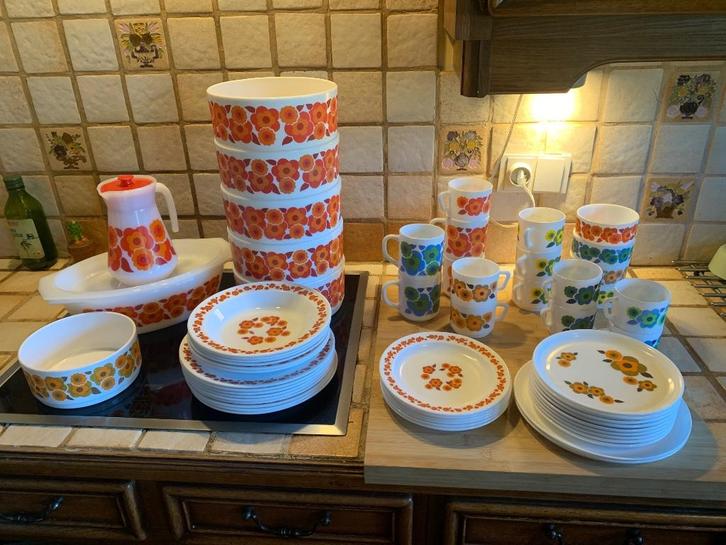 Arcopal Lotus lot (60 delig), Huis en Inrichting, Keuken | Servies, Gebruikt, Ophalen