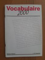 J. De Spiegeleer - Vocabulaire 2000, Boeken, Non-fictie, Ophalen of Verzenden, Zo goed als nieuw, J. De Spiegeleer