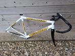 Aluminium racefietsframe met carbon voorvork., Fietsen en Brommers, Fietsonderdelen, Ophalen, Zo goed als nieuw, Racefiets, Frame