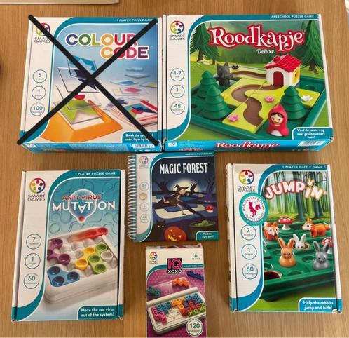 Pakket van 5 Smart Games, Kinderen en Baby's, Speelgoed | Educatief en Creatief, Gebruikt, Ophalen of Verzenden