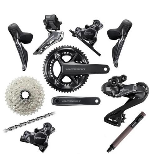 Shimano ultegra di2 12 speed groepset, Fietsen en Brommers, Fietsonderdelen, Zo goed als nieuw, Stuur, Ophalen of Verzenden
