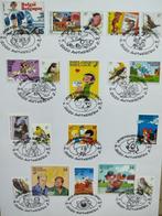 postzegels met afstempelingen boekenbeurs 1997, Postzegels en Munten, Ophalen of Verzenden, Gestempeld