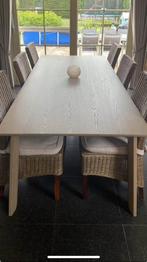 Set eetkamerstoelen in riet, Huis en Inrichting, Ophalen, Gebruikt