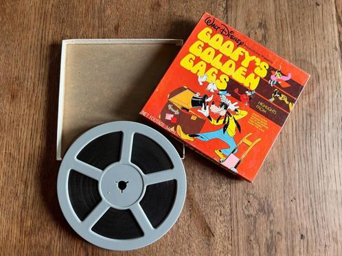 Super 8 film Goofy's Golden Gags Disney vintage, Audio, Tv en Foto, Filmrollen, 8mm film, Verzenden