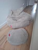 Loungepug zitzak, Ophalen, Zo goed als nieuw, Beige, Zitzak