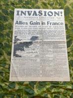 US WW2 D-Day Krant 06 juni 1944, Verzamelen, Militaria | Tweede Wereldoorlog, Ophalen of Verzenden
