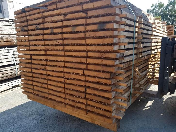 Houthandel in eik (planken, balken, schaaldelen, tafels,..), Bricolage & Construction, Bois & Planches, Neuf, Chêne, Enlèvement