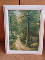 Schilderij bos natuur woud  kok, Antiek en Kunst, Kunst | Schilderijen | Klassiek, Ophalen of Verzenden