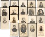 19 Oude bidprentjes met foto, Verzamelen, Bidprentjes en Rouwkaarten, Ophalen of Verzenden, Bidprentje